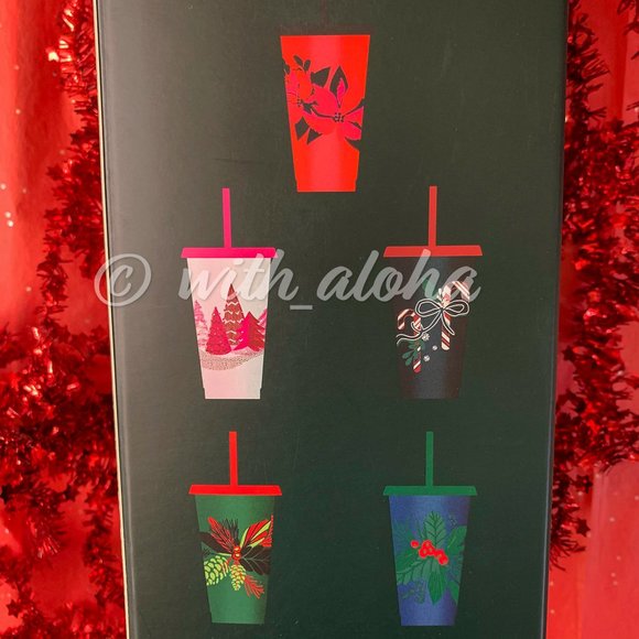 🌹SALE🌹🎄NEW🎅🏻 Starbucks Holiday 2021 Reusable Cold Cups - Picture 3 of 5